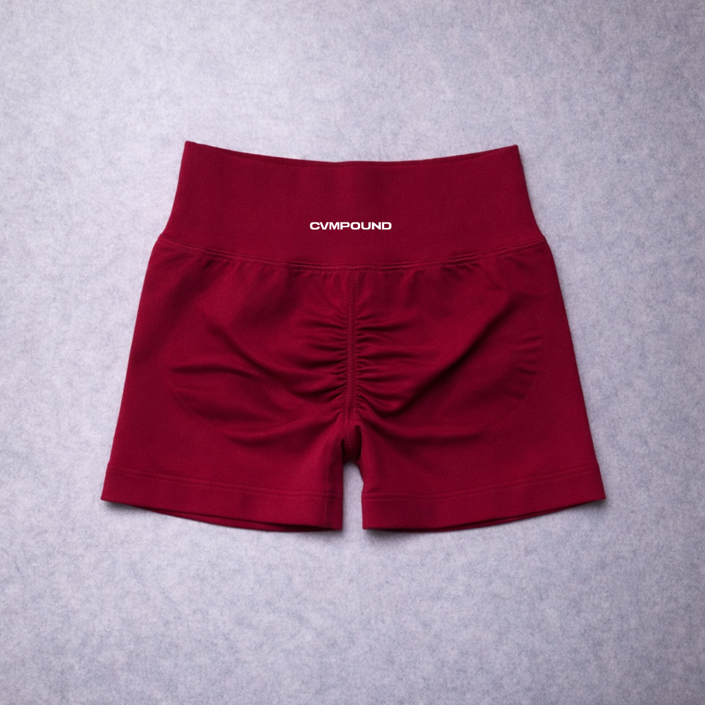 New Women's Active: Shorts (Crimson Red)