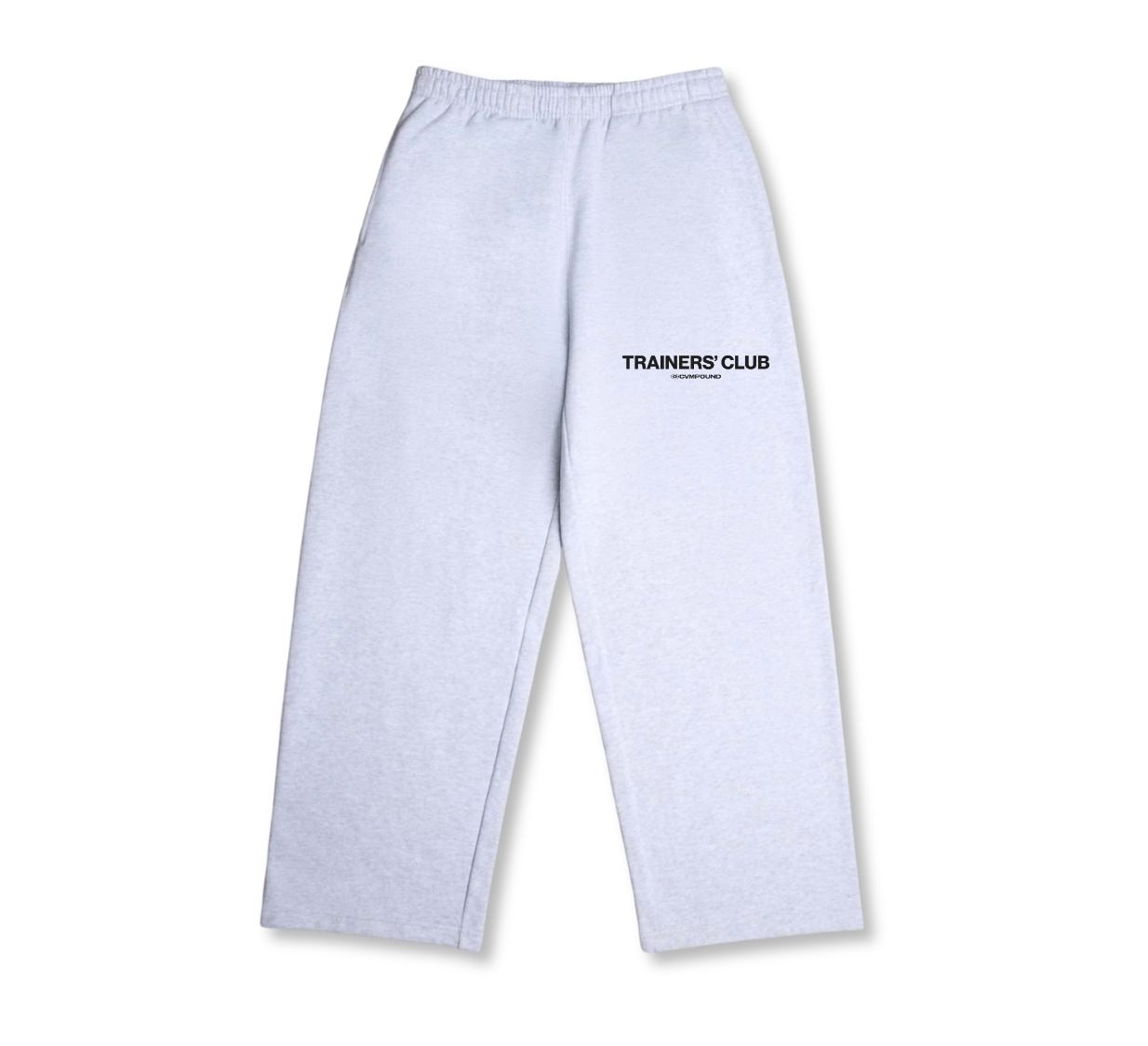 TRAINERS CLUB: STRAIGHT LEG SWEATPANTS - GREY