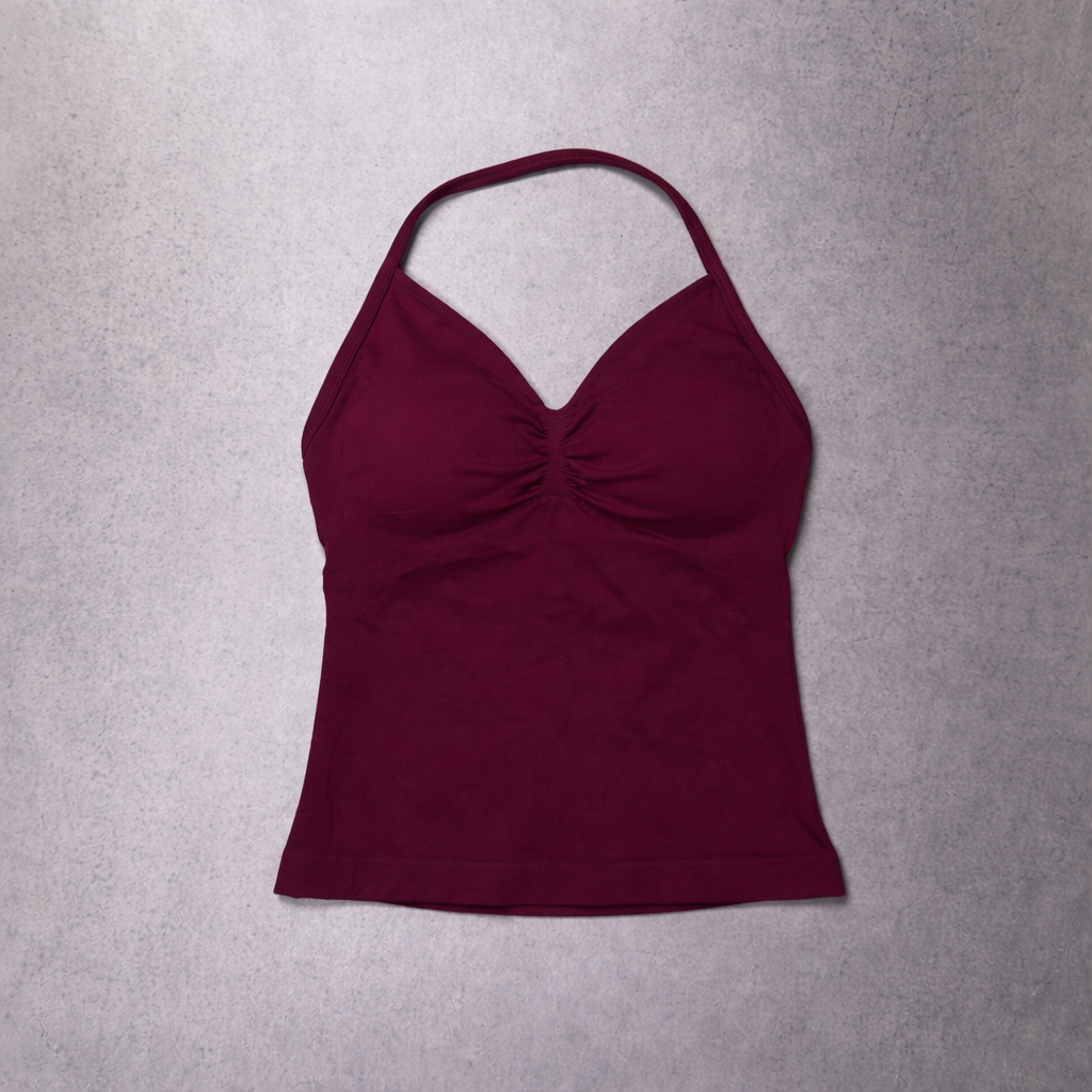 New Women's Active: Strappy Halter Top (Winterberry)