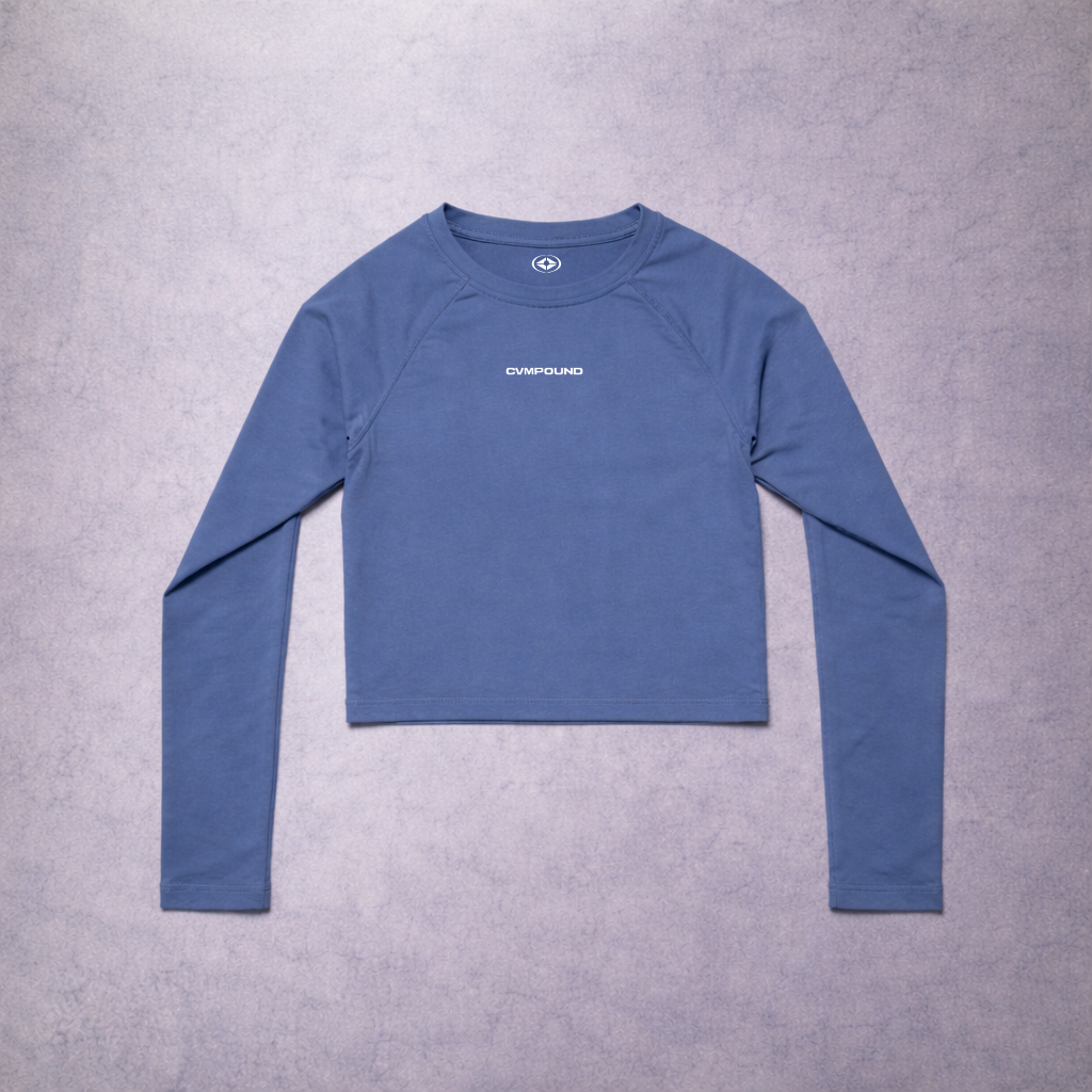 Women's Active: Long Sleeve Top (Steel Blue)