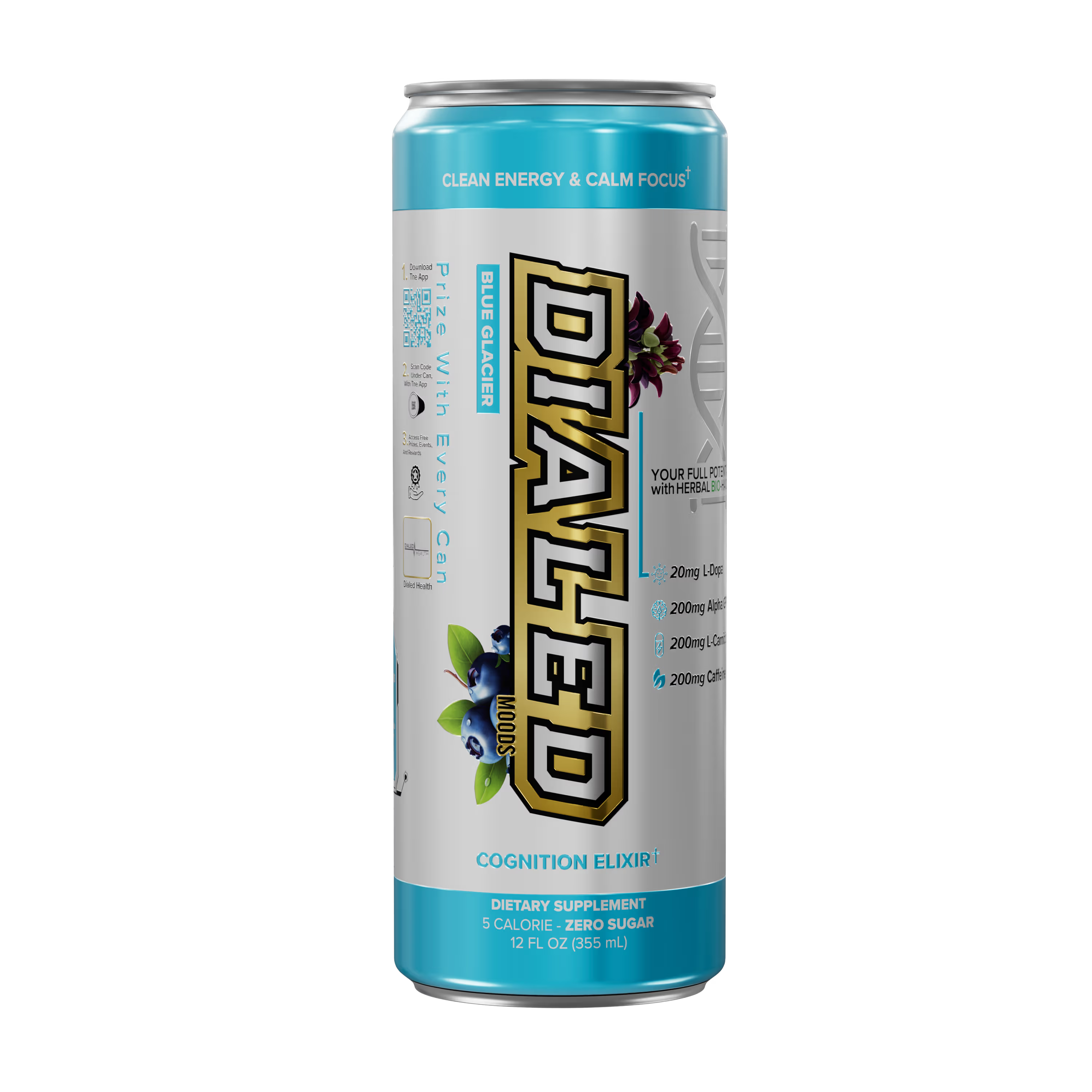 Dialed Energy: Cognition Elixir (Blue Glacier)
