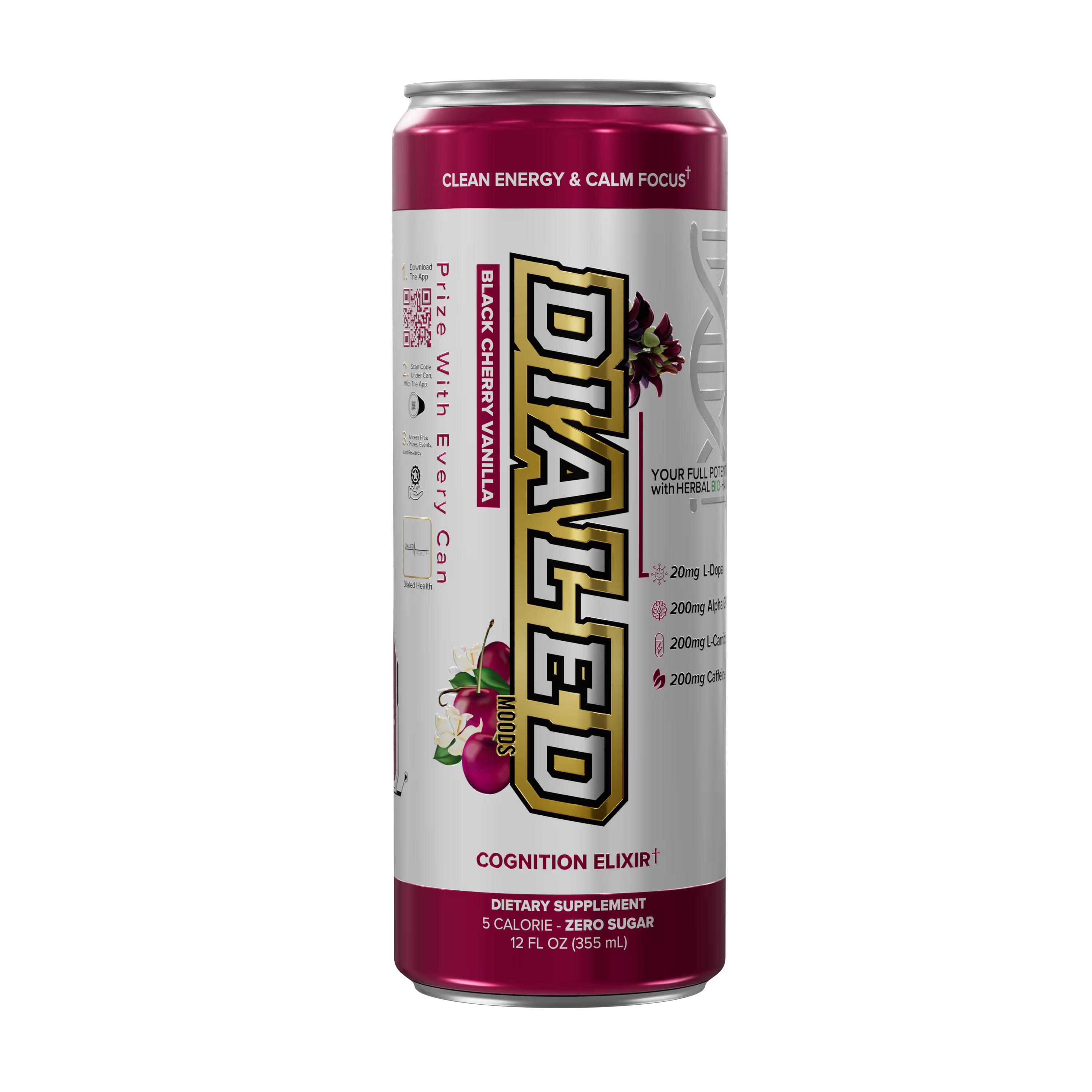 Dialed Energy: Cognition Elixir (Black Cherry)