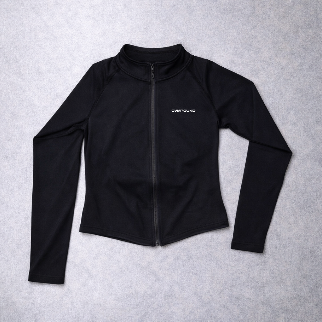 Women's Active: Zip-Up (Black)