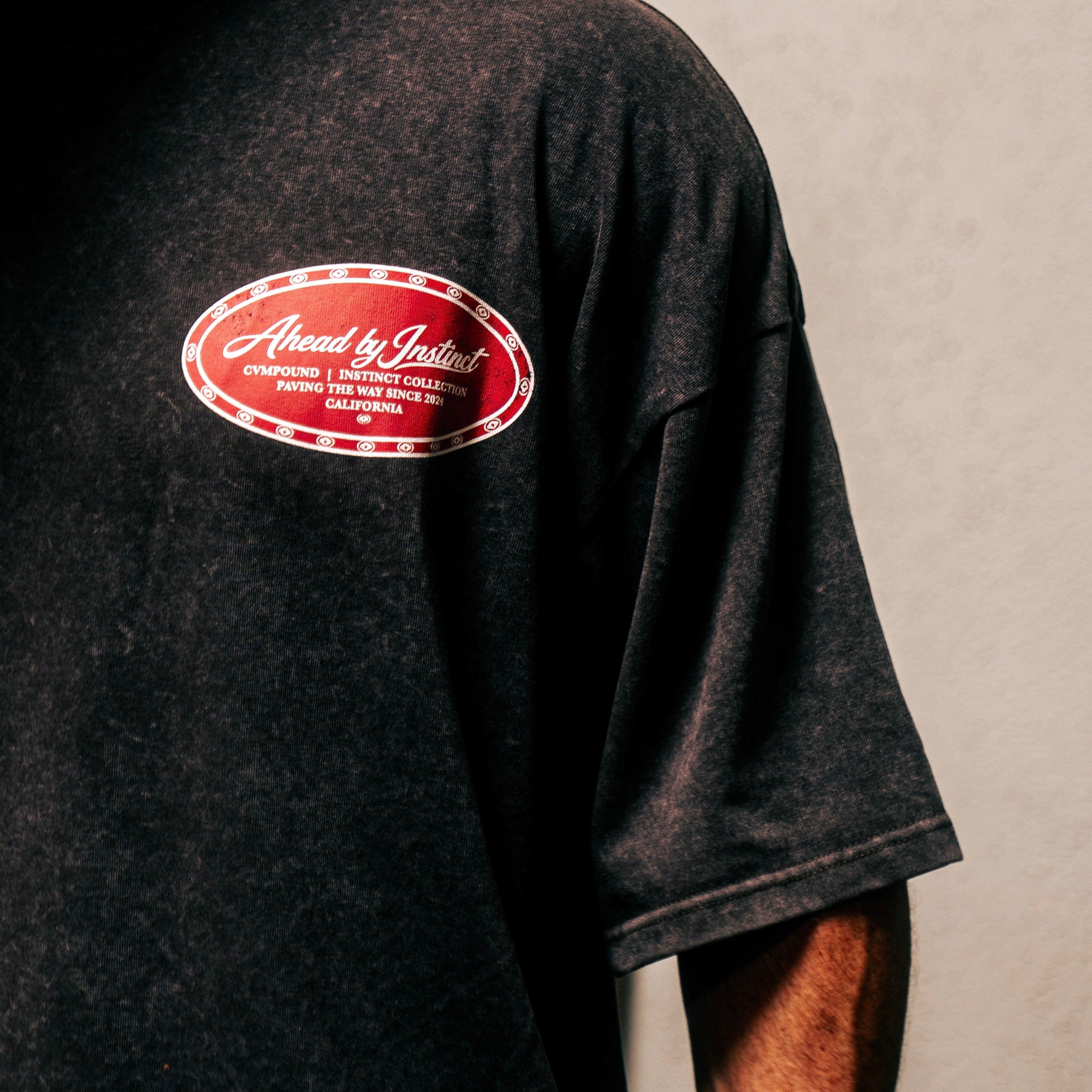 CVMPOUND Instinct Box Crop T-shirt (Vintage Espresso)