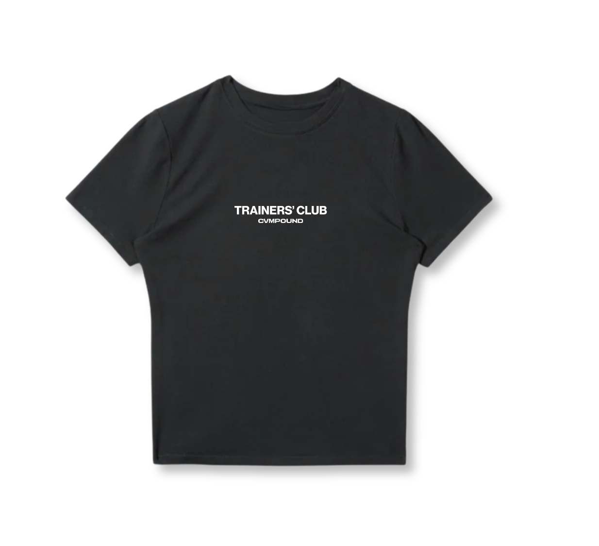 TRAINERS CLUB: BODY CONTOUR TEE - BLACK (WOMEN)