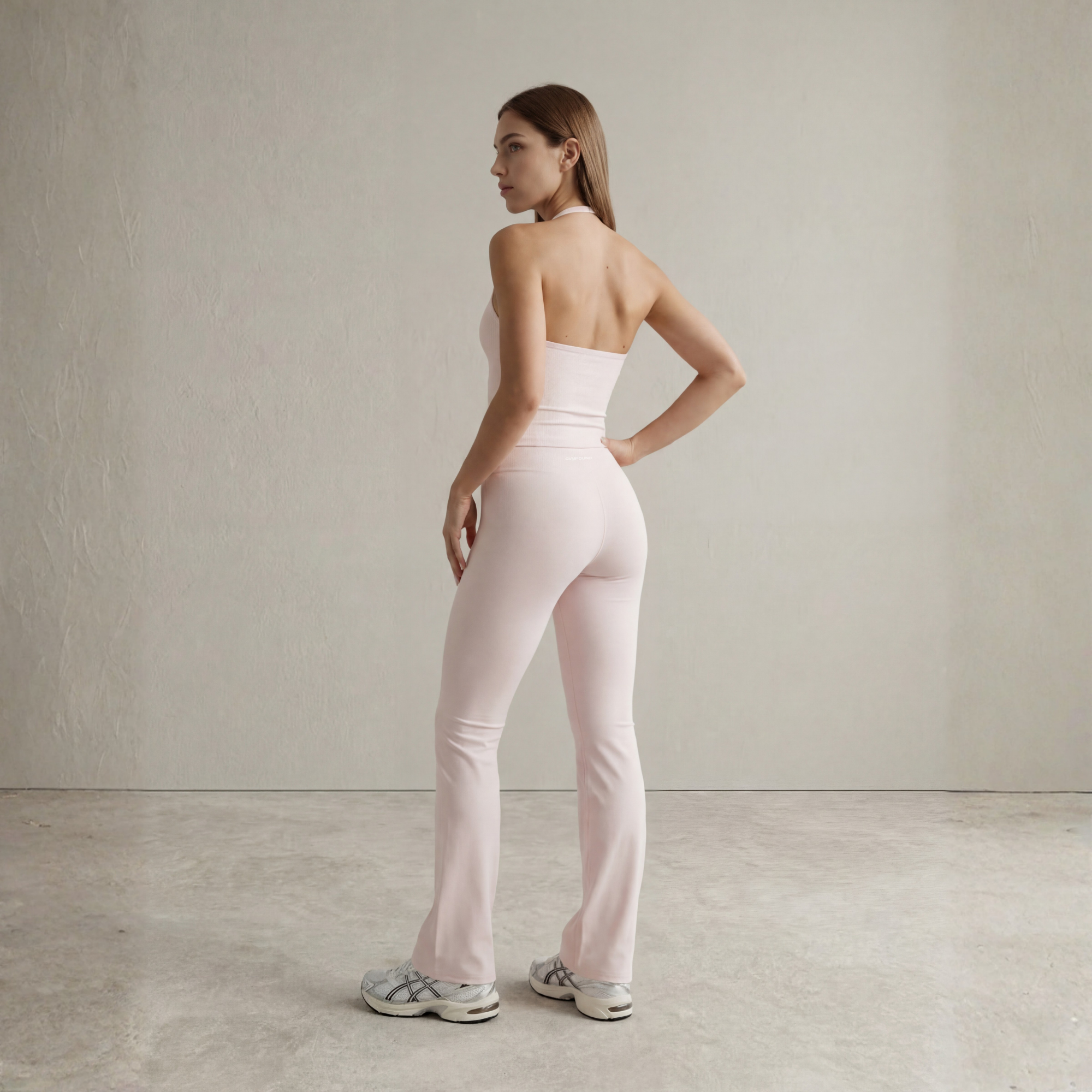 Women's Active: Flare Pants (Light Pink)