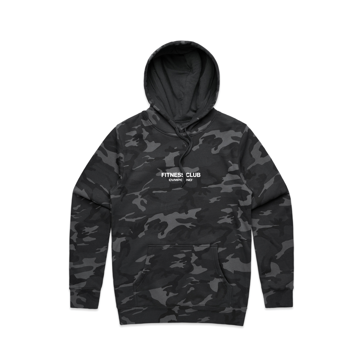CVMPOUND: Camo Fitness Club Hoodie