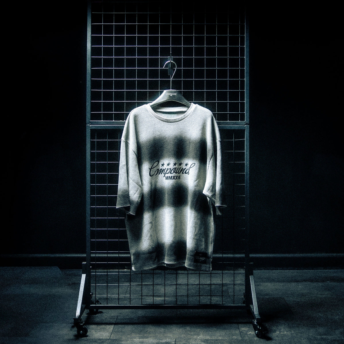 CVMPOUND Bodybuilding Waffle Knit Pullover (Grey)