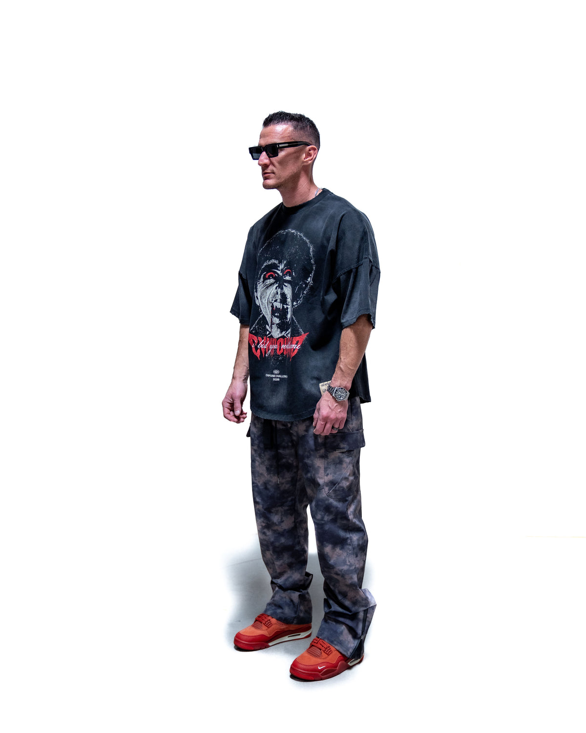 Halloween 2026: Dracula Boxy Scoop T-shirt