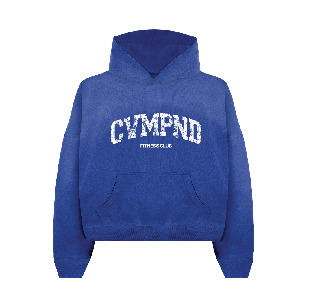 CVMPOUND HOODIE SZN: Blue Zone Hoodie (Crop Box fit)