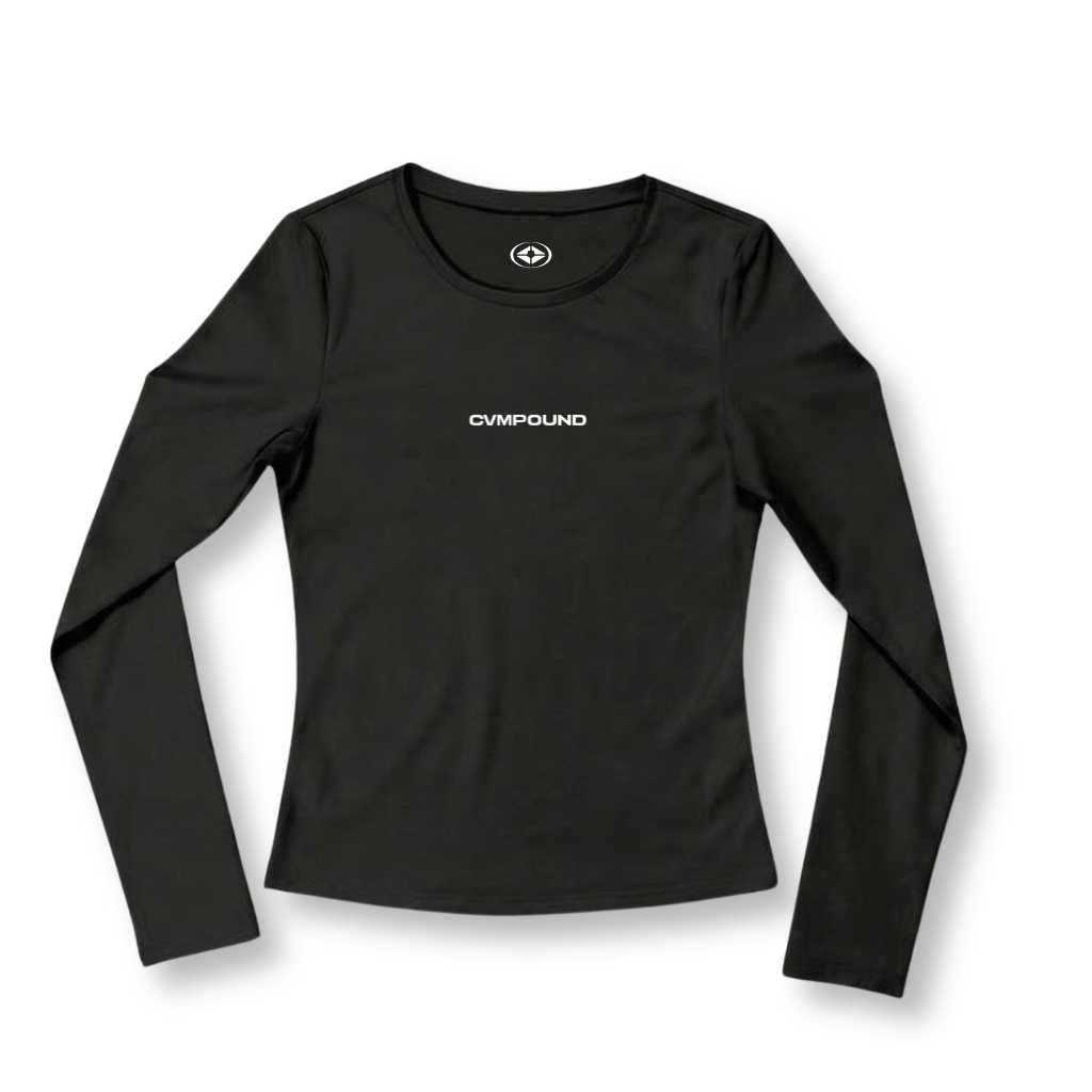 Women's Active: Longline Long Sleeve (Black)