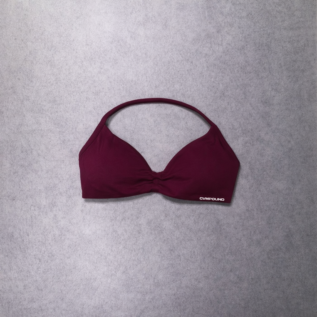 New Women's Active: Halter Sports Bra (Winterberry)