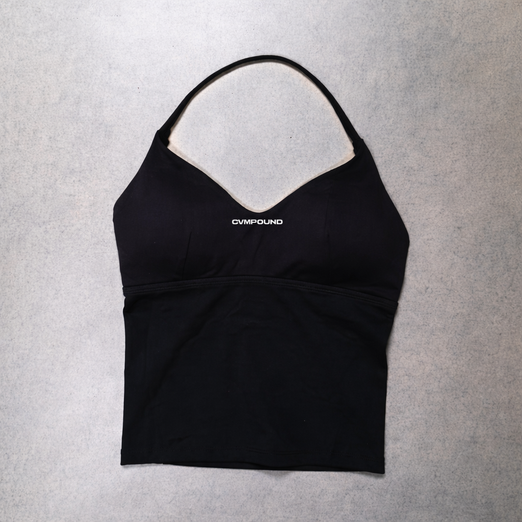 Women's Active: Longline Halter Top (black)