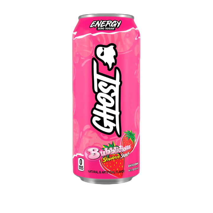 GHOST Energy: Bubbalicious Strawberry
