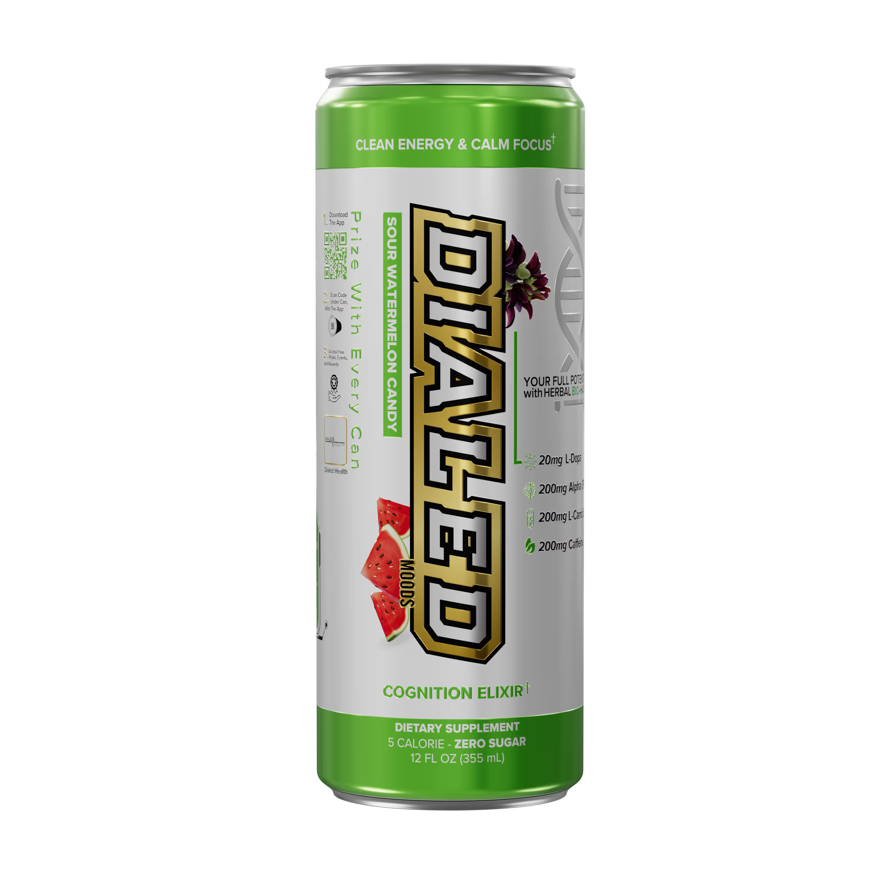 Dialed Energy: Cognition Elixir (Sour Watermelon)