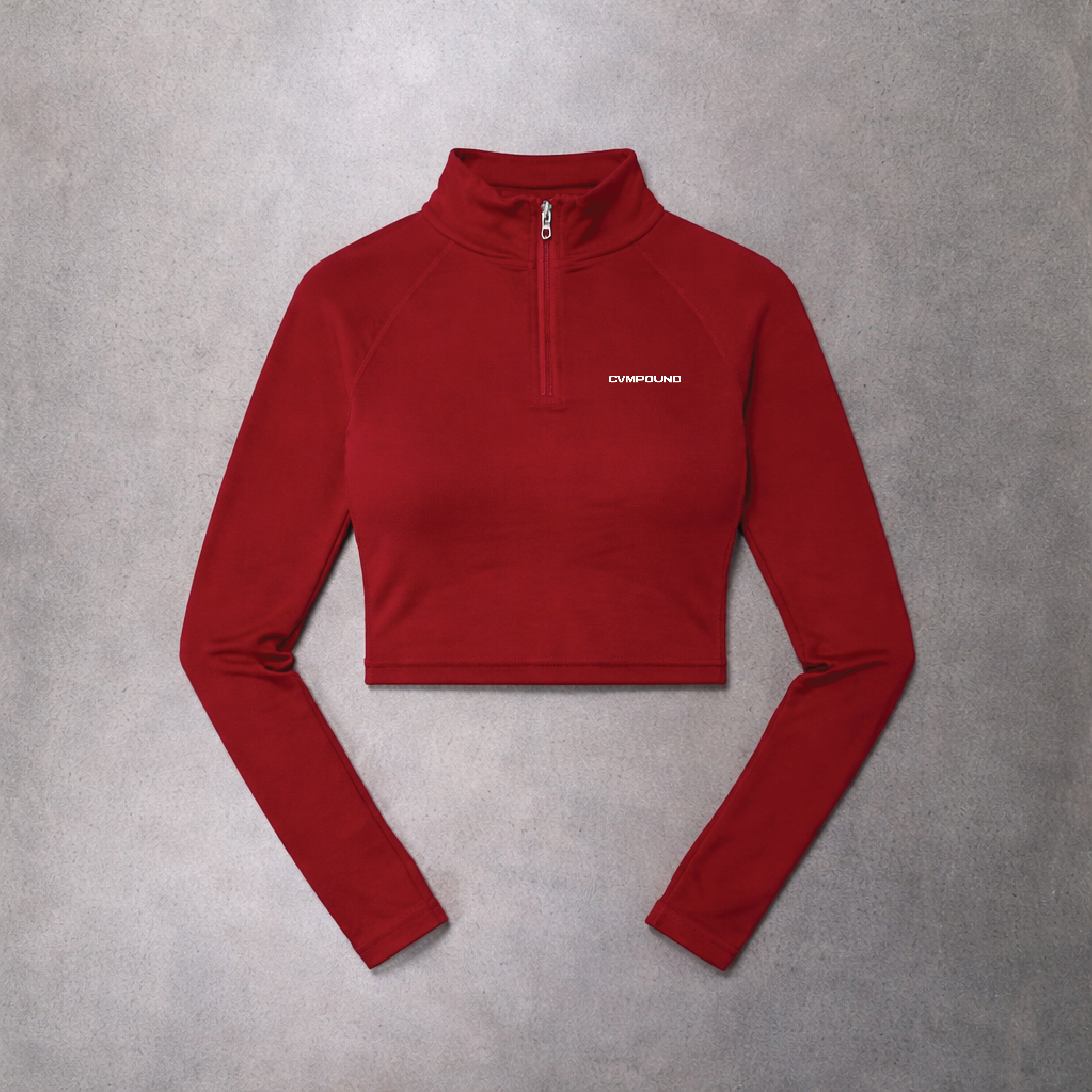 New Women's Active: Half Zippy (Crimson Red)