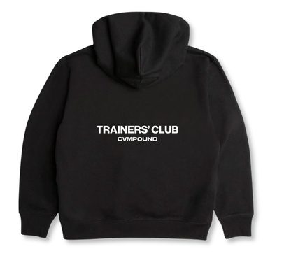 TRAINERS CLUB: ZIP UP - BLACK
