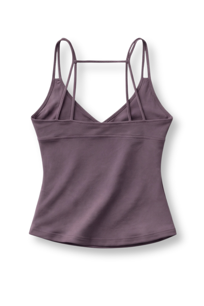 New Women's Active: longline Halter Top (truffle)