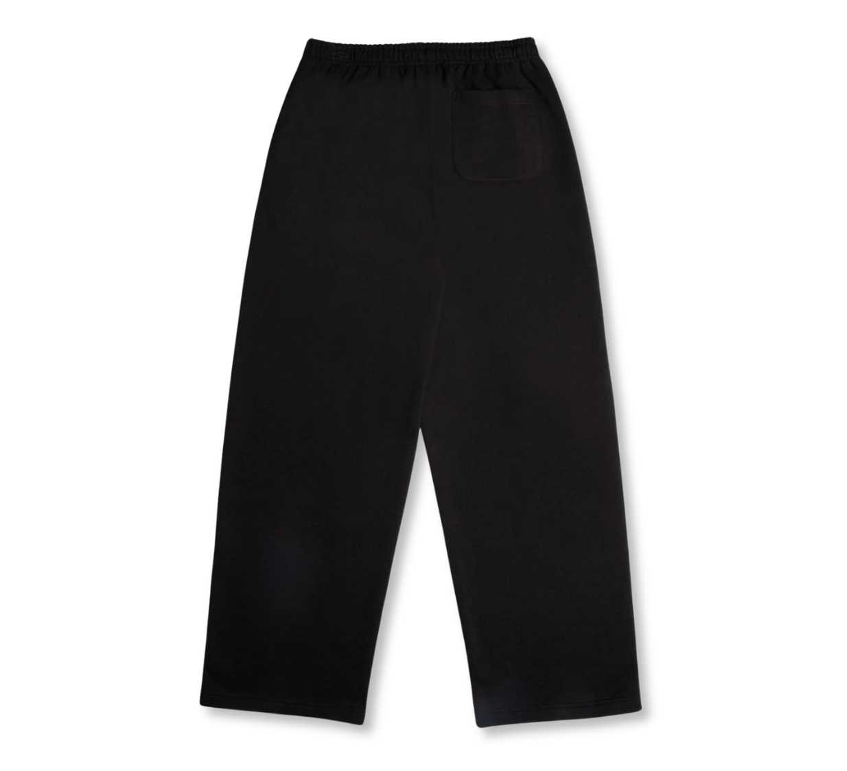 TRAINERS CLUB: STRAIGHT LEG SWEATPANTS - BLACK