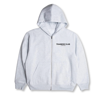 TRAINERS CLUB: ZIP UP - GREY