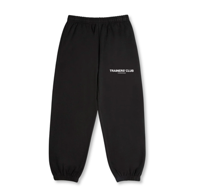 TRAINERS CLUB: CUFFED SWEATPANTS - BLACK
