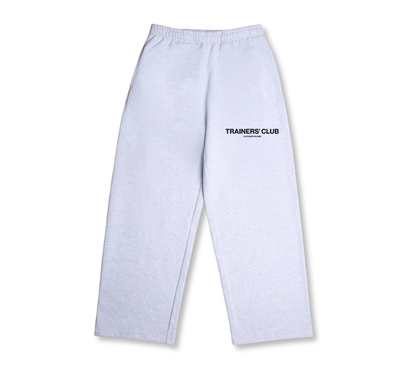 TRAINERS CLUB: STRAIGHT LEG SWEATPANTS - GREY