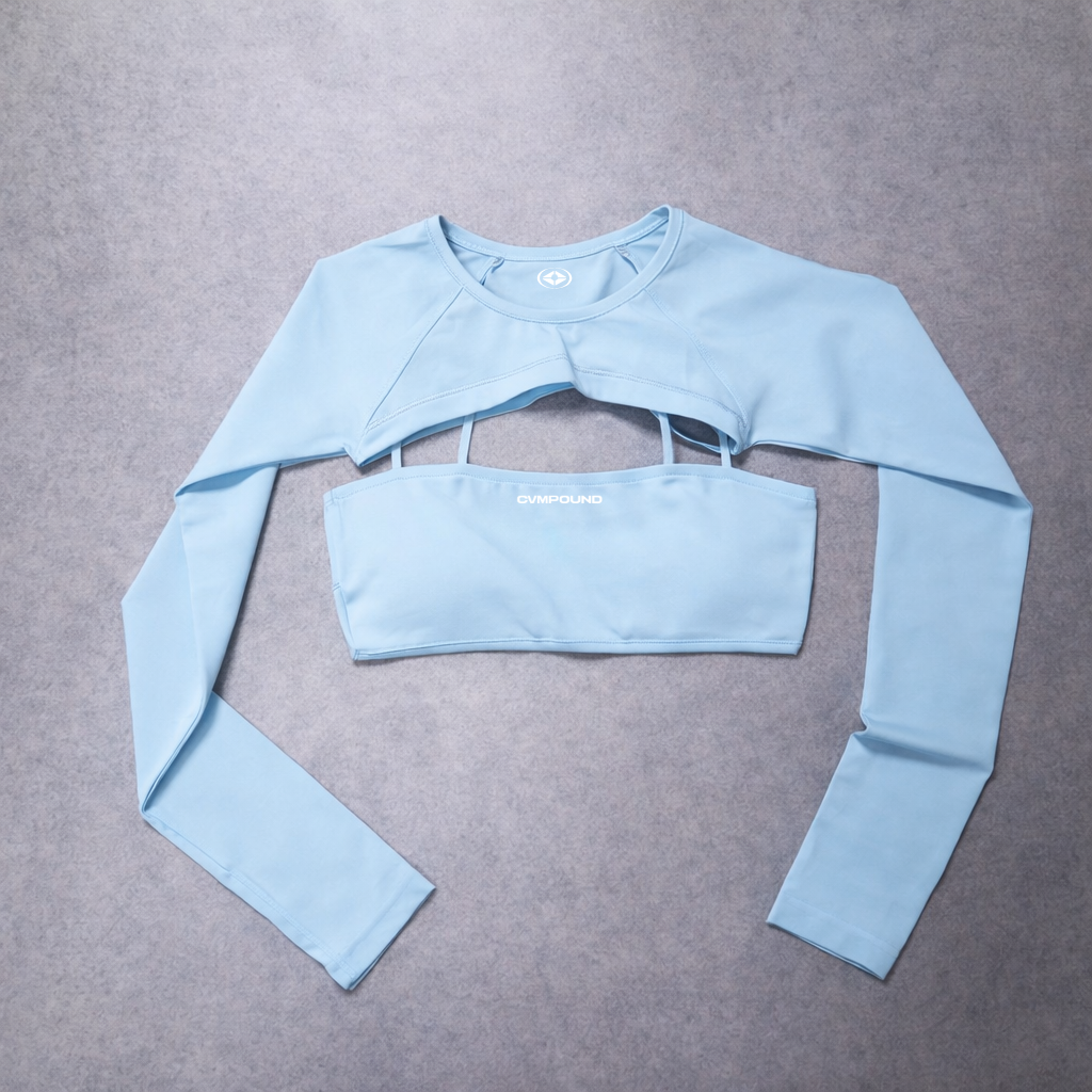 Women's Active: Long Sleeve Shrug (Icy Blue)