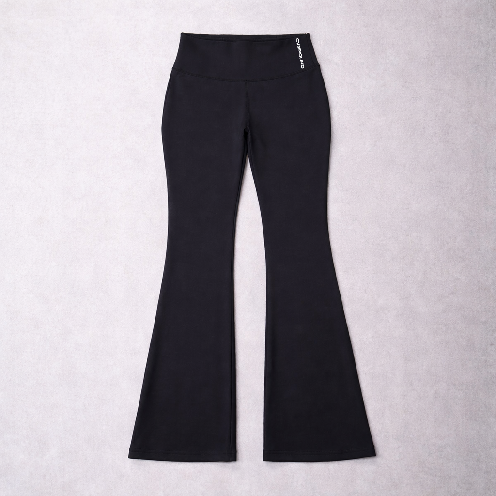 Women's Active: Flared Leggings (Black)