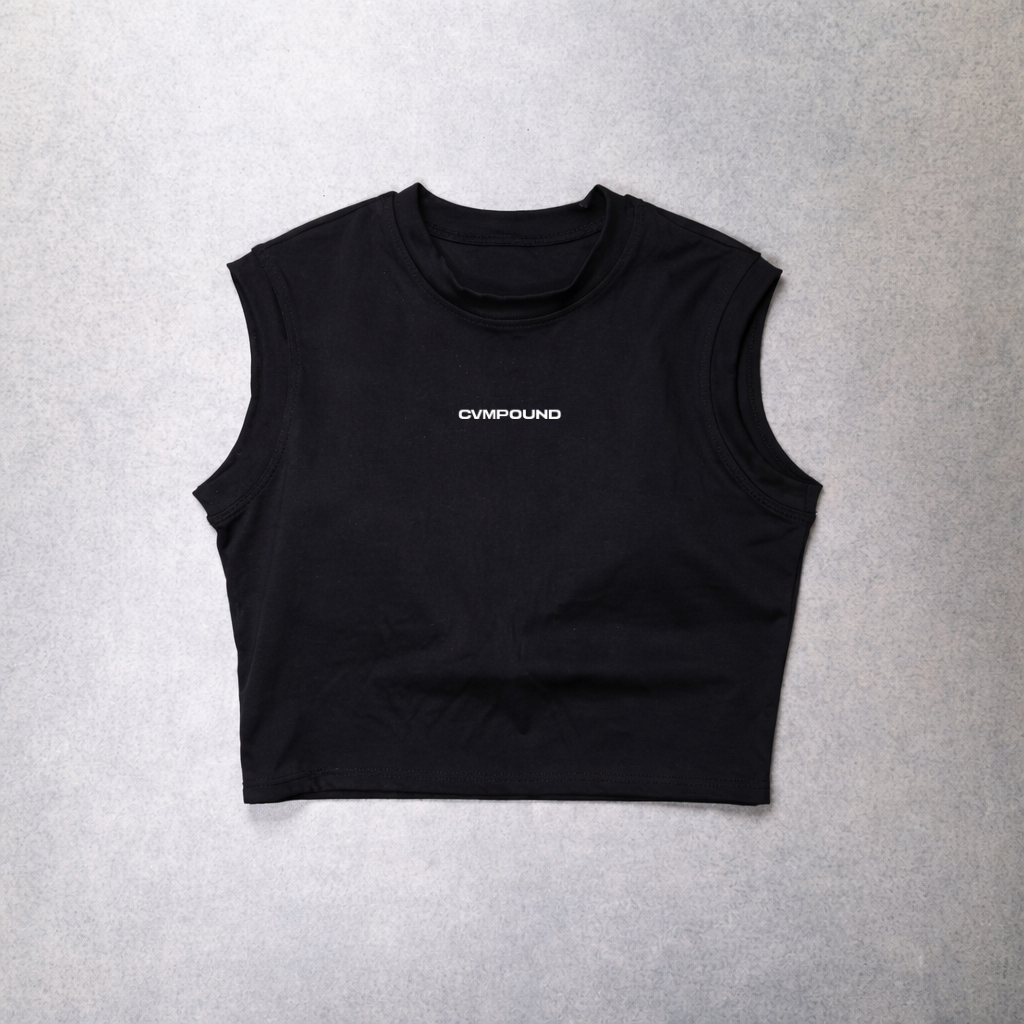 Women's Active: Sculpt Crop Top (Black)