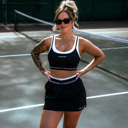 New Women's Active: Double Line Pulse Skirt (Black)