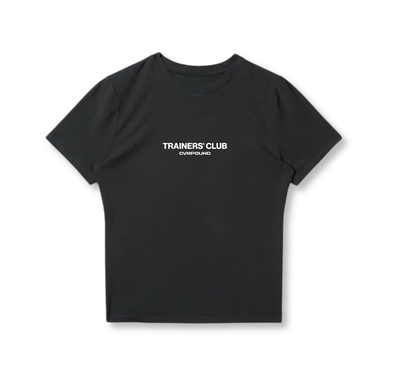 TRAINERS CLUB: BODY CONTOUR TEE - BLACK (WOMEN)