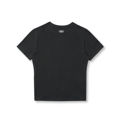 TRAINERS CLUB: BODY CONTOUR TEE - BLACK (WOMEN)