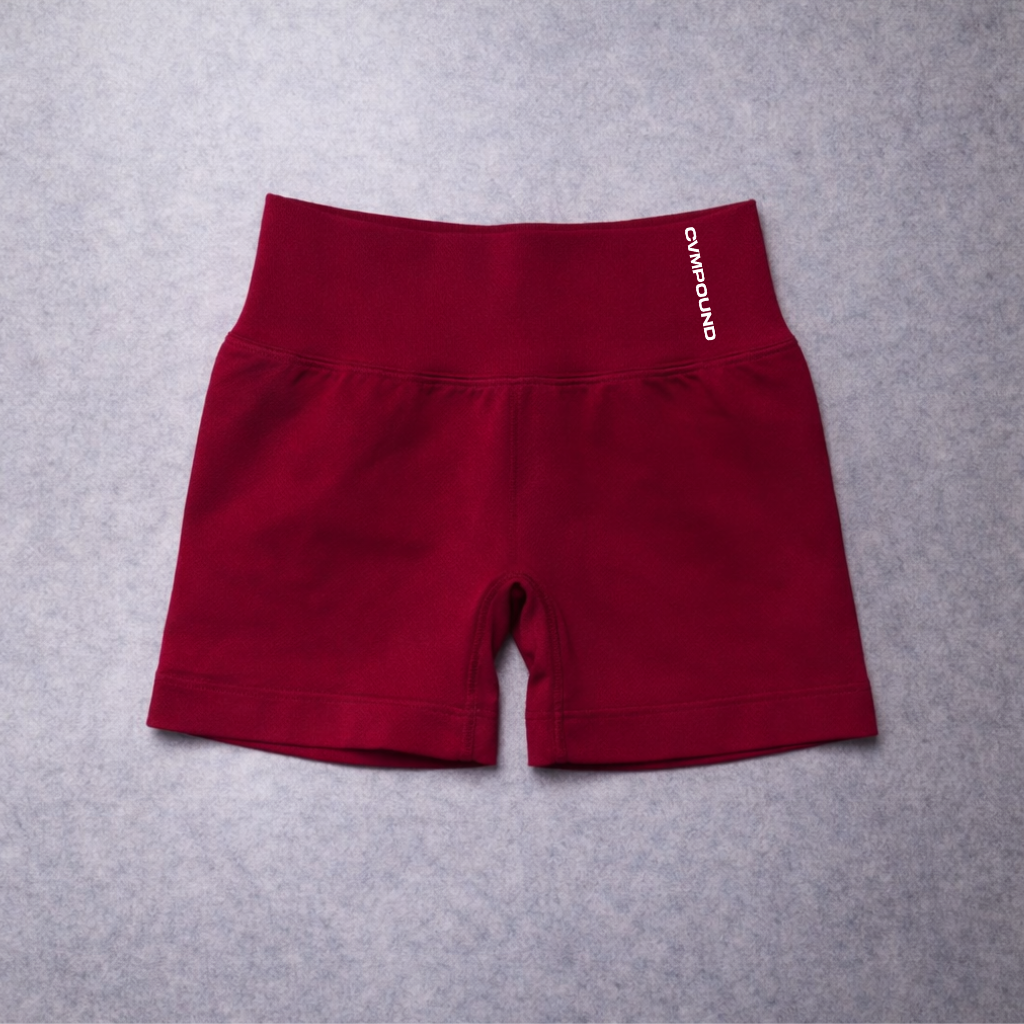 New Women's Active: Shorts (Crimson Red)