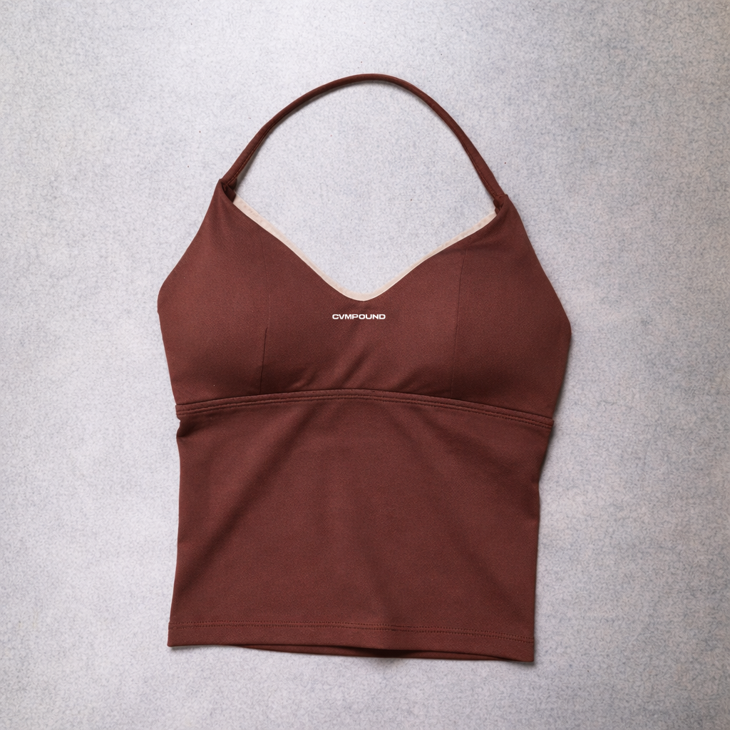New Women's Active: Seamless Halter (Brown)