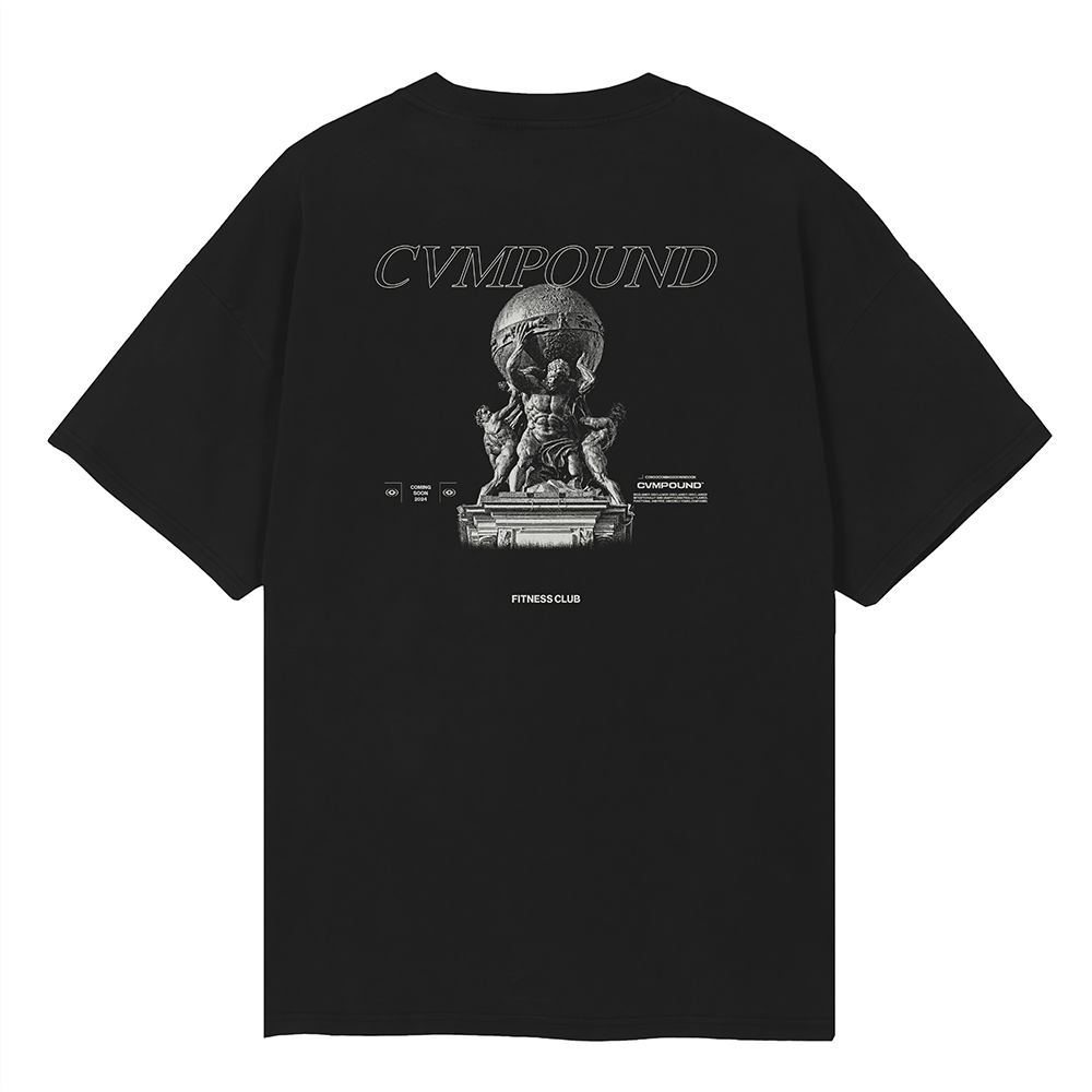 CVMPOUND Tee: Atlas  - Black