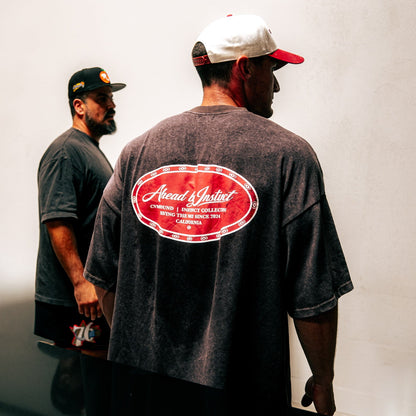 CVMPOUND Instinct Box Crop T-shirt (Vintage Espresso)