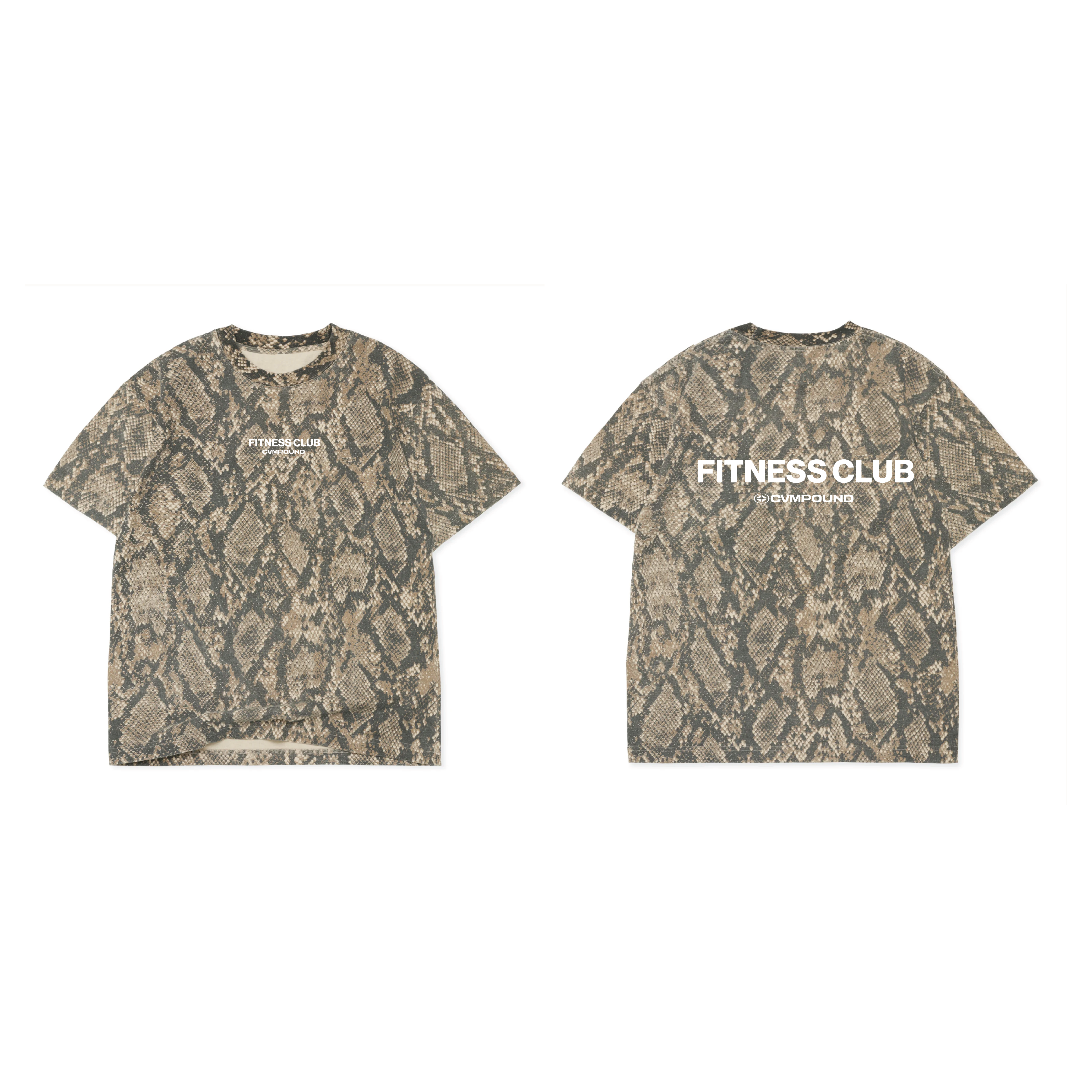 CVMPOUND SNAKESKIN TEE