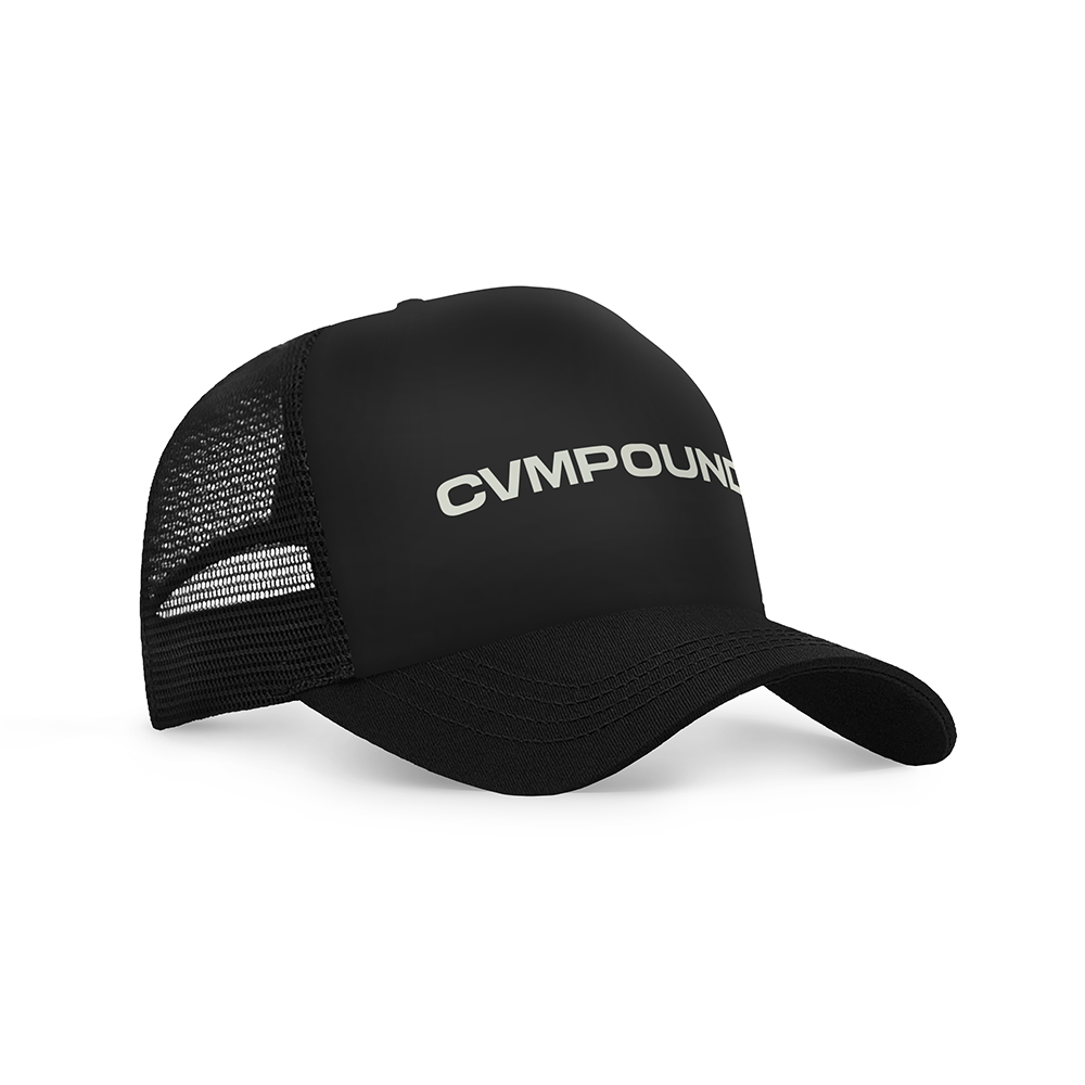 CVMPOUND Signature Logo Trucker Hat