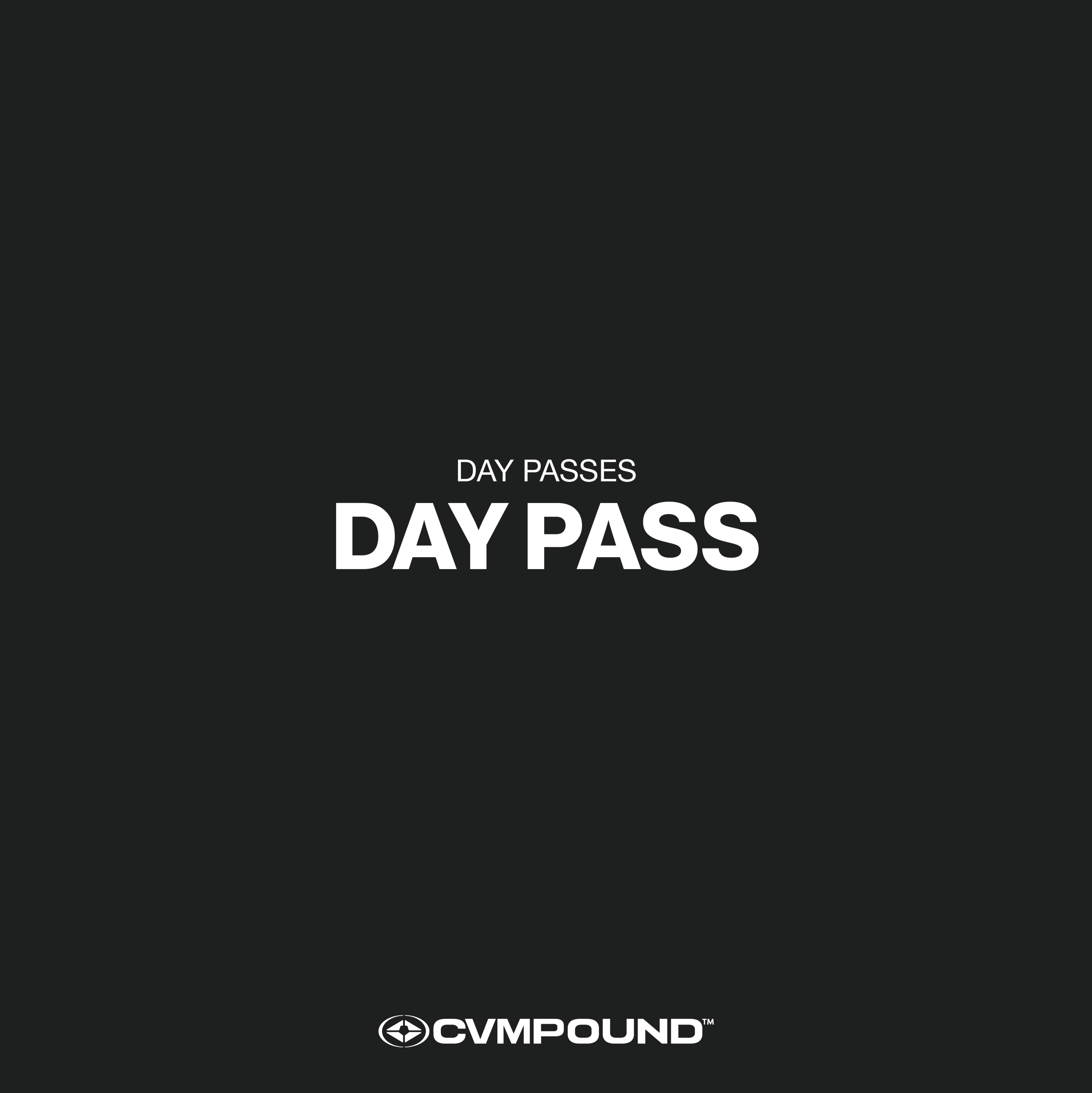 DAY PASSES | GYM ONLY