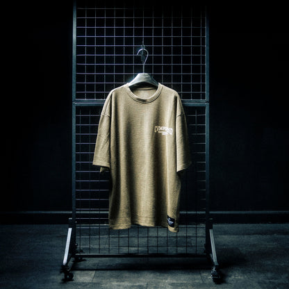 CVMPOUND Bodybuilding Waffle Knit T-Shirt (Olive)