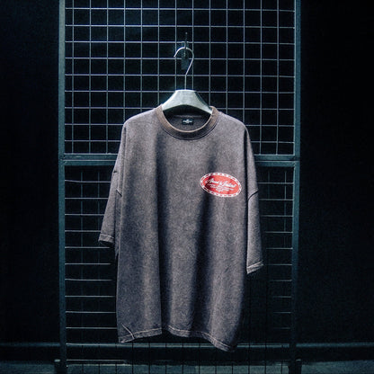 CVMPOUND Instinct Box Crop T-shirt (Vintage Espresso)