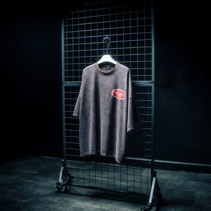 CVMPOUND Instinct Box Crop T-shirt (Vintage Espresso)