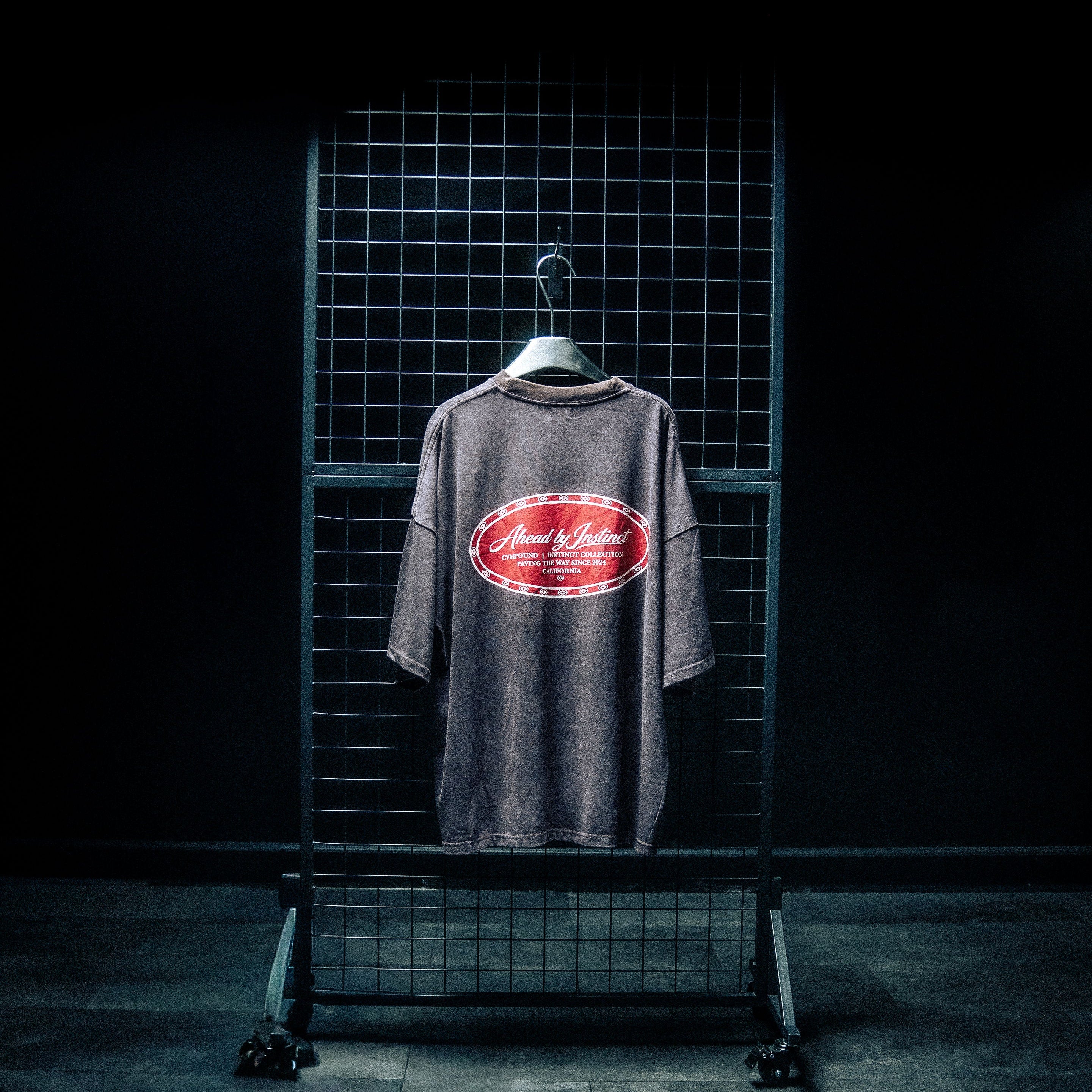 CVMPOUND Instinct Box Crop T-shirt (Vintage Espresso)
