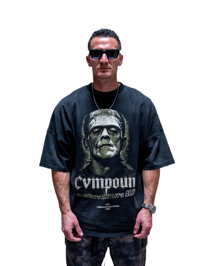 Halloween 2026: Frank Boxy Scoop T-shirt
