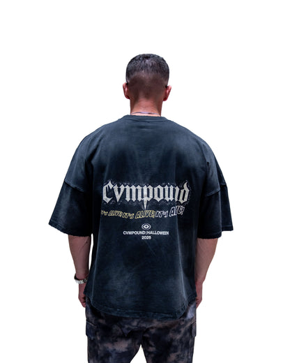 Halloween 2026: Frank Boxy Scoop T-shirt