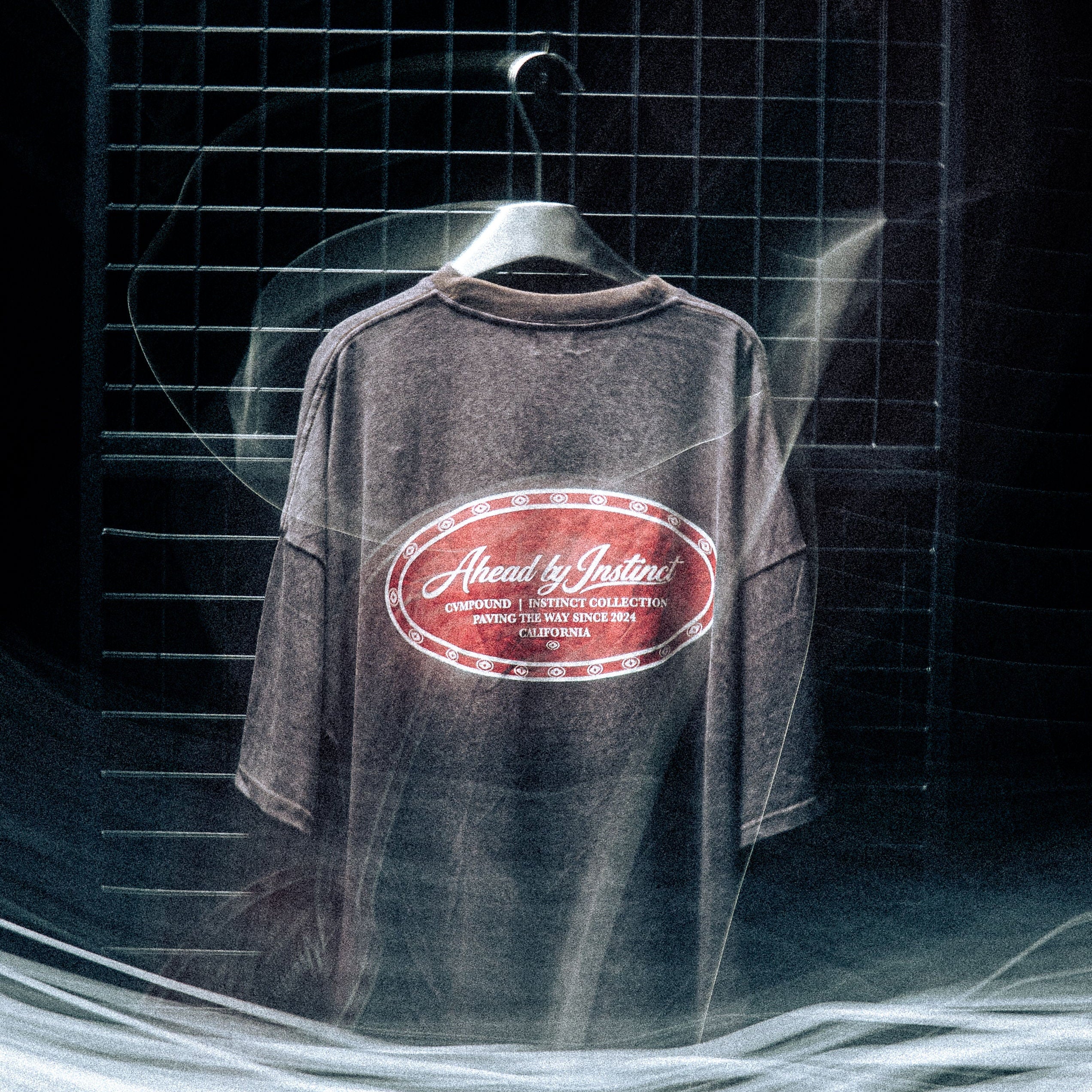CVMPOUND Instinct Box Crop T-shirt (Vintage Espresso)