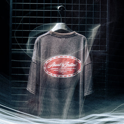 CVMPOUND Instinct Box Crop T-shirt (Vintage Espresso)