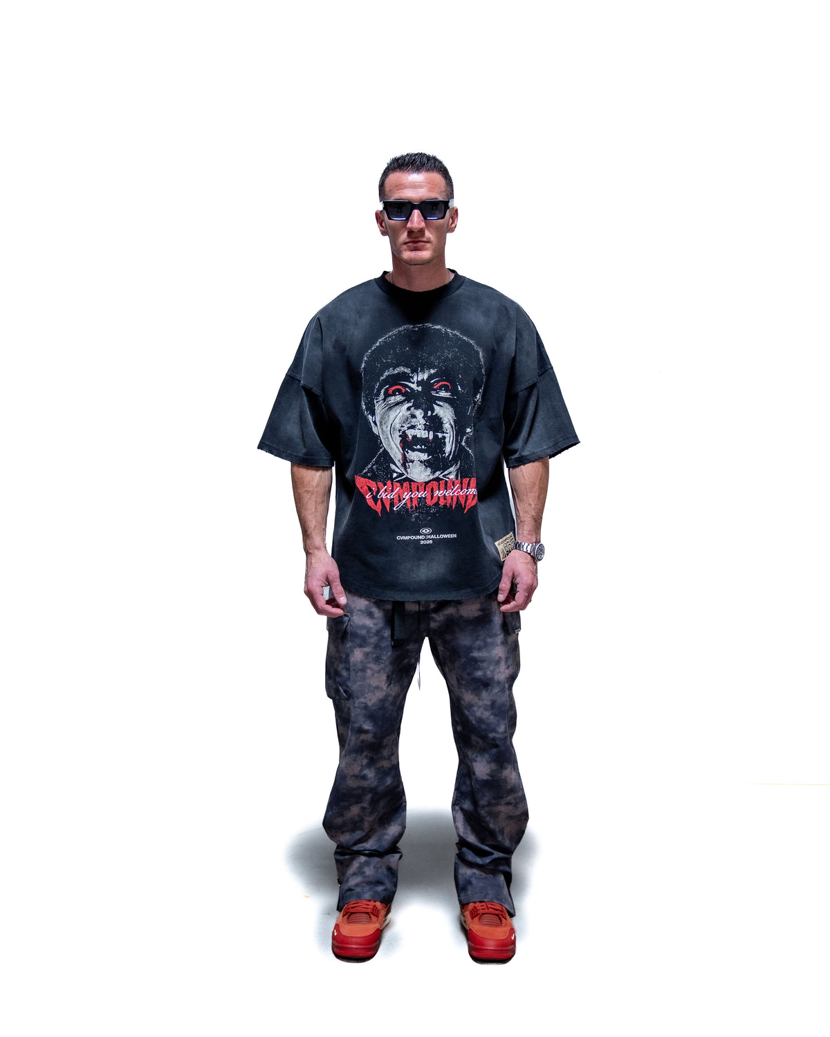 Halloween 2026: Dracula Boxy Scoop T-shirt