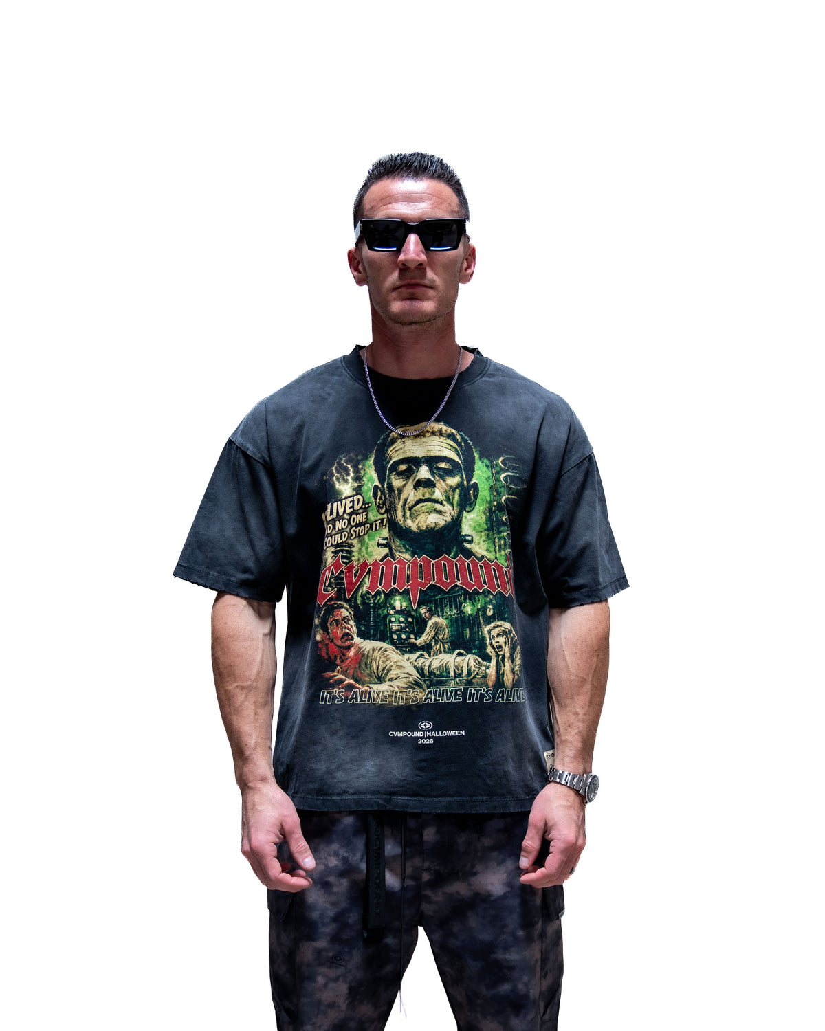 Halloween 2026: Vintage Frank T-shirt