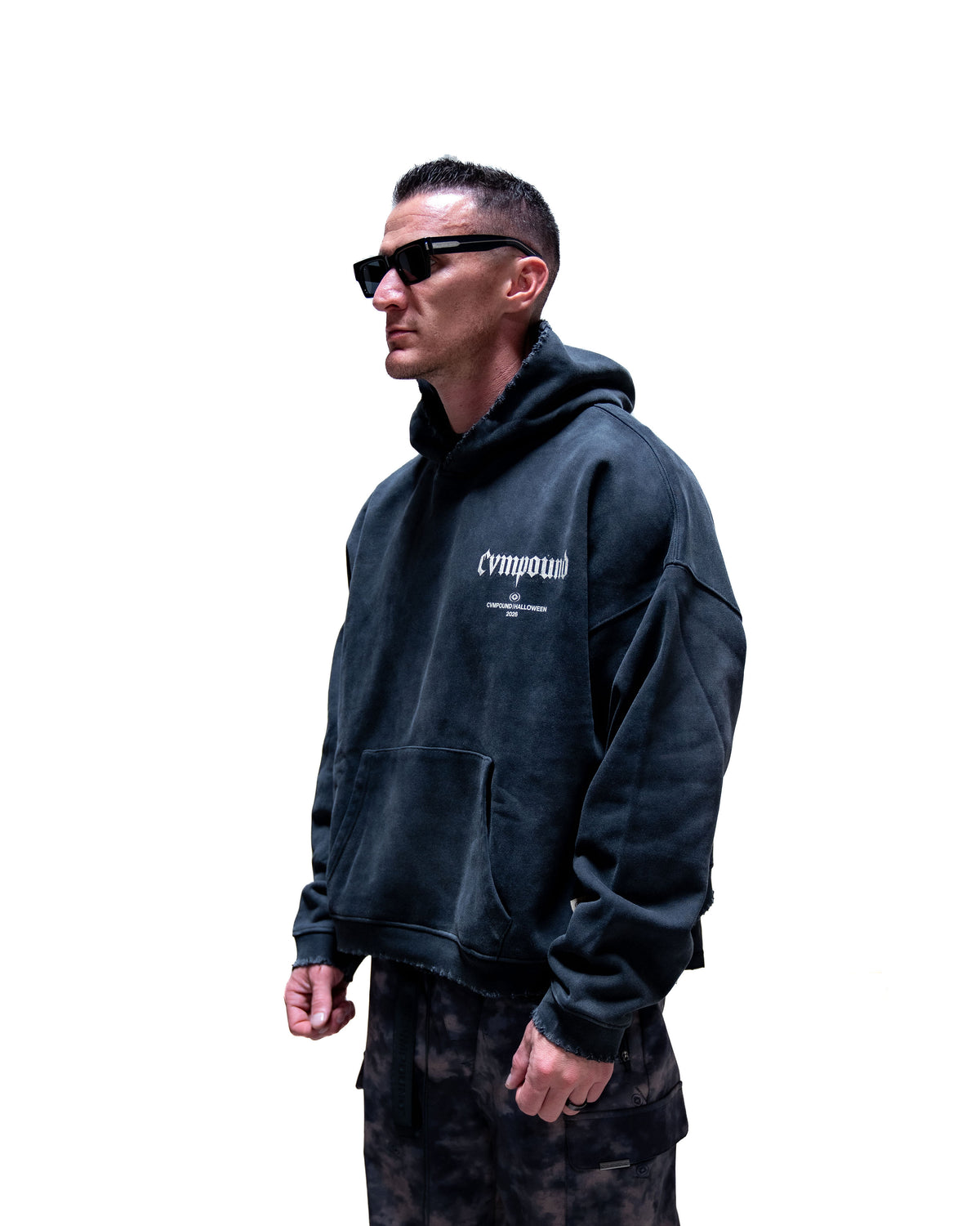 Halloween 2026: Frank Box Crop Hoodie